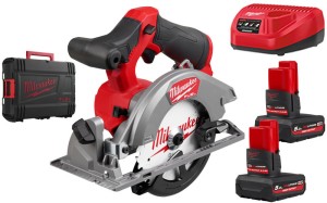 Pilarka tarczowa 140mm Milwaukee M12FCS442-502X 2x aku. 5.0Ah HIGH OUTPUT™ ładowarka, walizka 4933493489