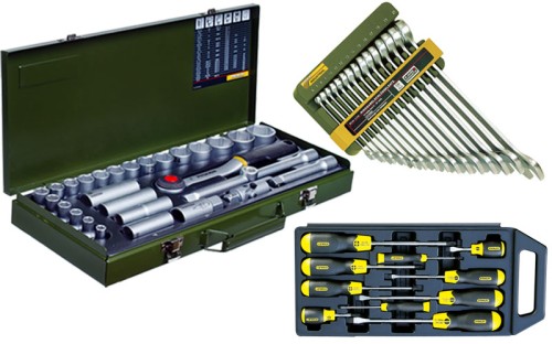 Proxxon + Stanley SUPER zestaw narzędzi 80 części 23040 + 23821 + 65-005