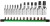 Klucze trzpieniowe TORX Milawukee kpl. 13 cz. T8 - T60 na szynie 4932480565