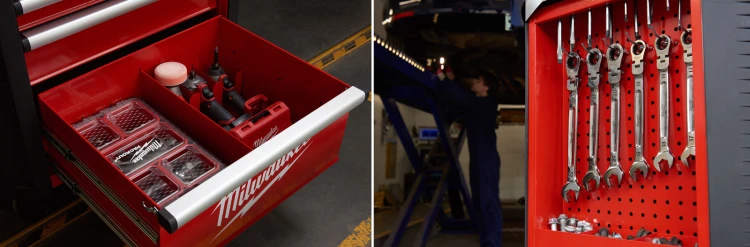 Wózek narzędziowy Milwaukee 78cm / 30˝ na kółkach z 7 szufladami 4932478849