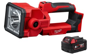 Reflektor przenośny Milwaukee M18SLED-0 1250lm IP54 + 1x aku 5.0Ah, bez ładowarki