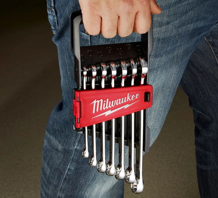 Klucze płasko – oczkowe Milwaukee MAXBITE kpl. 7 szt. - metryczny 4932464257