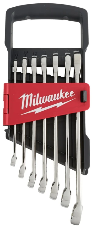 Klucze płasko – oczkowe Milwaukee MAXBITE kpl. 7 szt. - metryczny 4932464257