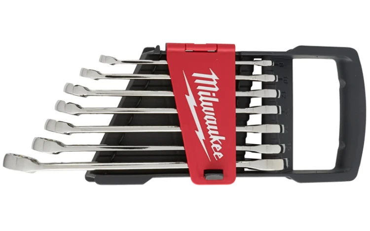 Klucze płasko – oczkowe Milwaukee MAXBITE kpl. 7 szt. - metryczny 4932464257