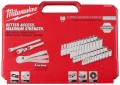Klucze nasadowe Milwaukee 1/4˝ z grzechotką, metryczne, kpl. 50 szt. w skrzynce 4932464944