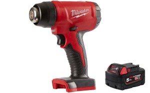 Opalarka akumulatorowa Milwaukee M18BHG-0 + 1x aku. 5.0Ah, bez ładowarki