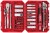 Zestaw narzędzi Milwaukee: grzechotka, nasadki 1/4“ i bity udarowe kpl. 42 szt. 4932498382