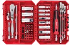 Zestaw narzędzi Milwaukee: grzechotka, nasadki 1/4“ i bity udarowe kpl. 42 szt.  4932498382
