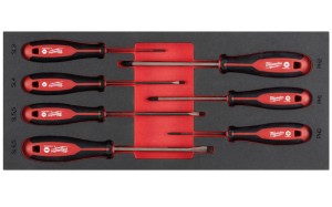 Wkładka piankowa Milwaukee z wkrętakami  kpl. 7 szt. do wózków narzędziowych  4932492394