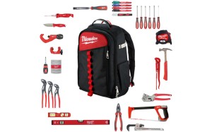 Narzędzia dla hydraulika Milwaukee kpl. 38 cz. w plecaku 4932501190