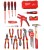 Narzędzia dla elektryka Milwaukee kpl. 62 cz. w walizce Packout 4932499466