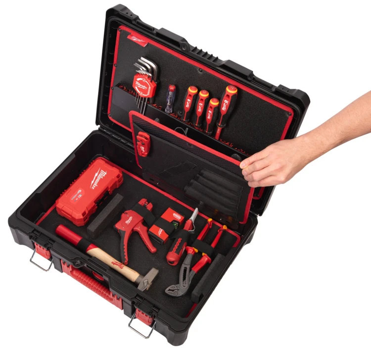 Narzędzia dla elektryka Milwaukee kpl. 62 cz. w walizce Packout 4932499466