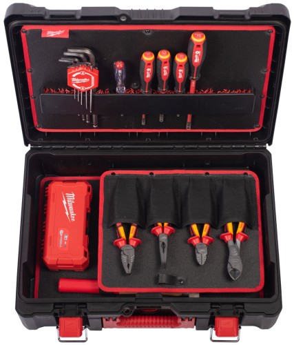 Narzędzia dla elektryka Milwaukee kpl. 62 cz. w walizce Packout 4932499466