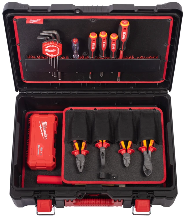 Narzędzia dla elektryka Milwaukee kpl. 62 cz. w walizce Packout 4932499466