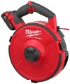 Urządzenie do przeciągania przewodów Milwaukee M18FPFT-202, będen 36m, 2x aku. 2.0Ah, ładowarka, 4933471953 linka stalowa