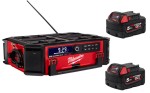 Radio-ładowarka Milwaukee M18PRCDAB+-0 EU + 2x aku. 5.0Ah