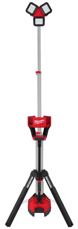 Lampa stojąca maszt AC/DC Milwaukee M18HOSALC 6000lm IP34 z wbudowaną ładowarką, bez akumulatora 4933478116