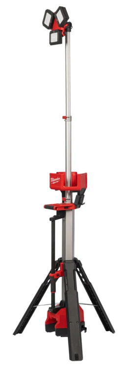 Lampa stojąca maszt AC/DC Milwaukee M18HOSALC 6000lm IP34 z wbudowaną ładowarką, bez akumulatora 4933478116
