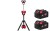 Lampa stojąca maszt AC/DC Milwaukee M18HOSALC + 2x aku. 5.0Ah, 6000lm IP34 z wbudowaną ładowarką