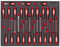 Wkładki piankowe z narzędziami Milwaukee zestaw dla mechanika samochodowego 172 cz. 4932499474