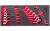 Wkładka piankowa z zestawem kluczy oczkowo giętych 9 szt. Milwaukee 4932499086