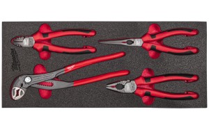 Wkładka piankowa - szczypce Milwaukee zestaw 4 cz. 4932493631