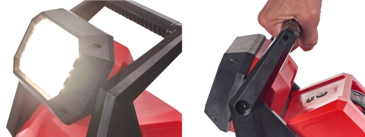Lampa strefowa AC/DC Milwaukee M18HOAL-502 4000lm + 2x akumulator 5.0Ah i ładowarka