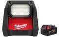 Lampa strefowa AC/DC Milwaukee M18HOAL-0 4000lm + akumulator 5.0Ah, bez ładowarki