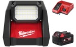 Lampa strefowa AC/DC Milwaukee M18HOAL-501 4000lm + akumulator 5.0Ah i ładowarka