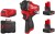 Klucz udarowy Milwaukee 745/542 Nm 1/2" M12FCIWF12G3-502X 2x aku. 5.0Ah ładowarka walizka