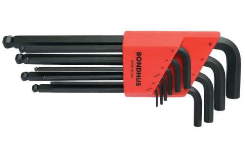 Klucze imbusowe Bondhus kpl. 10 szt. z kulkami 10990
