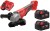 Szlifierka kątowa Milwaukee 18V M18BLSAG125XPD-502 2x aku. 5.0Ah, szybka ładowarka, silnik bezszczotkowy, wyłącznik łopatkowy