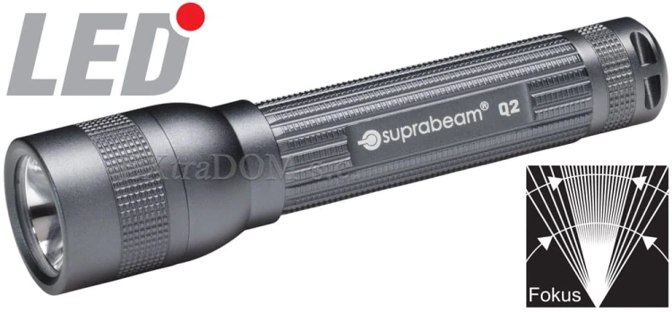  Latarka LED Suprabeam Q2 z fokusem aluminiowy korpus