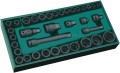 Klucze nasadowe udarowe 3/8 i 1/2 SATA zestaw 36 szt. wkładka do wózka