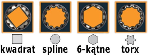 Nasadka spline Proline