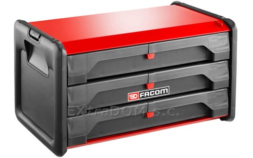 Skrzynka narzędziowa Facom z dwóch materiałów - 3 szuflady BT.203