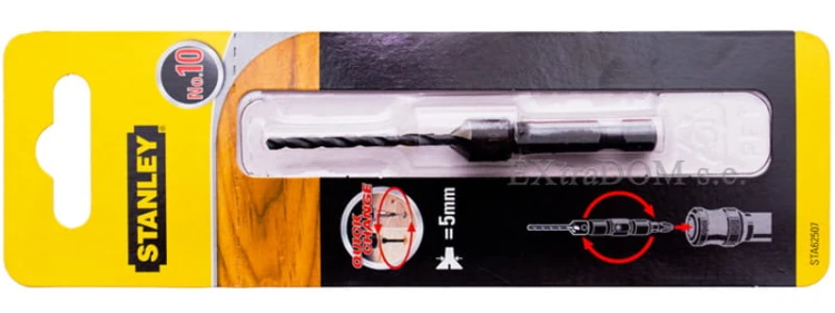 Wiertło - nawiertak 2,5mm z fazownikiem 8mm Stanley STA62507