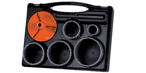 Otwornice koronowe zestaw 7 cz. Wolfcraft 5424000