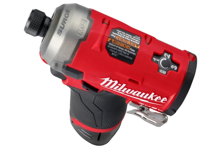 Zakrętarka udarowa Milwaukee M12FQID-201 FUEL™ SURGE™ ¼″ HEX, 1x aku. 2.0Ah, ładowarka