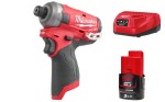 Zakrętarka udarowa Milwaukee M12FQID-301 FUEL™ SURGE™ ¼″ HEX, 1x aku. 3.0Ah, ładowarka