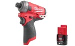 Zakrętarka udarowa Milwaukee M12FQID-0 FUEL™ SURGE™ ¼″ HEX,  + 1x aku. 2.0Ah, bez ładowarki