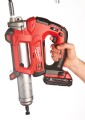 Zestaw Milwaukee: klucz udarowy M18 ONEFHIWF34 FUEL™ ONE-KEY™ 3/4˝, szlifierka kątowa M18FSAG125X FUEL™ 125 mm, smarownica M18GG, aku.: 3x 5.0 Ah + 1x 2.0 Ah, ładowarka M12-18FC, torba M18FPP3AK-523B 4933498576