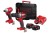 Zestaw Milwaukee M18: wiertarko-wkrętarka M18BLDD2 + zakrętarka udarowa M18BLIDR, 2x aku. 5.0Ah, ładowarka, walizka M18BLPP2B3-502X 4933492846