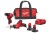 Zestaw Milwaukee M12: wiertarko-wkrętarka M12 BLDDRC, piła szablasta HACKZALL™ C12 HZ, 2x aku. 4.0 Ah, ładowarka, torba M12BLPP2A-402B 4933499692