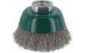 Szczotka doczołowa 60 mm/M14 ABRABORO - drut karbowany 0,3 mm INOX 90409052