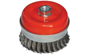 Szczotka doczołowa 100 mm/M14 ABRABORO - drut splatany 0,5 mm 92031317