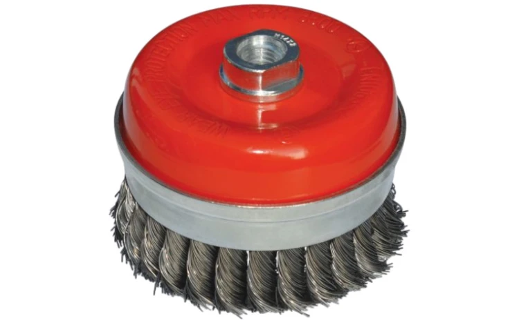 Szczotka doczołowa 100 mm/M14 ABRABORO - drut splatany 0,5 mm 92031317