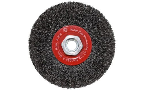 Szczotka tarczowa 115 mm/M14 ABRABORO, drut karbowany 0,30 mm 99003423