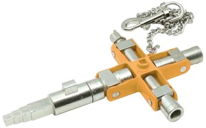 Klucz do szaf sterowniczych SubMaster Bau 18 w 1 6399501