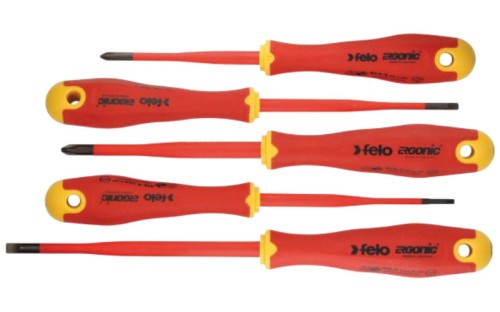 Wkrętaki izolowane FELO - ERGONIC VDE SLIM kpl. 5 szt. 41385198